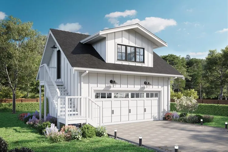 Full Rendering for House Plan #599001