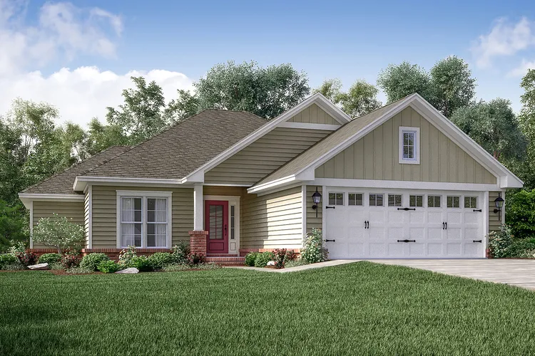 Full Rendering for House Plan #301831