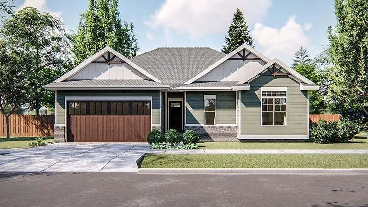 Full Rendering for House Plan #703431
