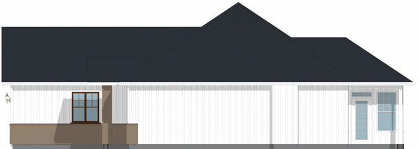Right Elevation for House Plan #203035