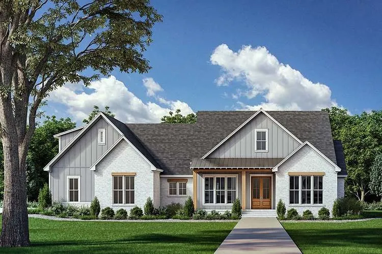 Full Rendering for House Plan #305162