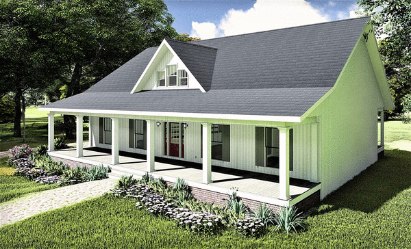 Right Elevation for House Plan #431161