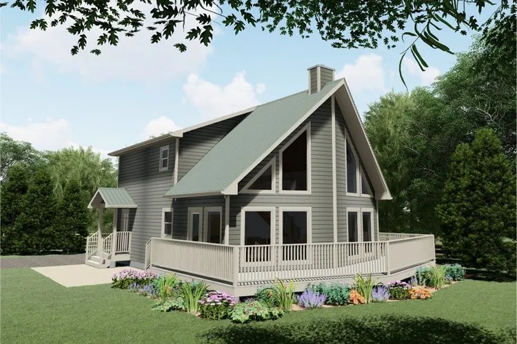 Full Rendering for House Plan #203212