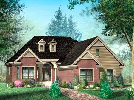 Full Rendering for House Plan #171241