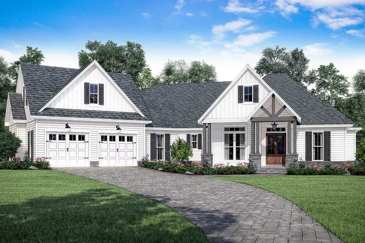Full Rendering for House Plan #304352