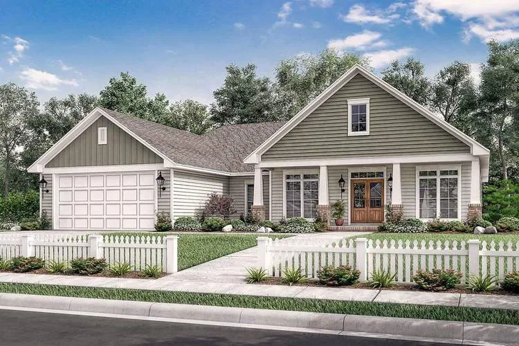 Full Rendering for House Plan #304381