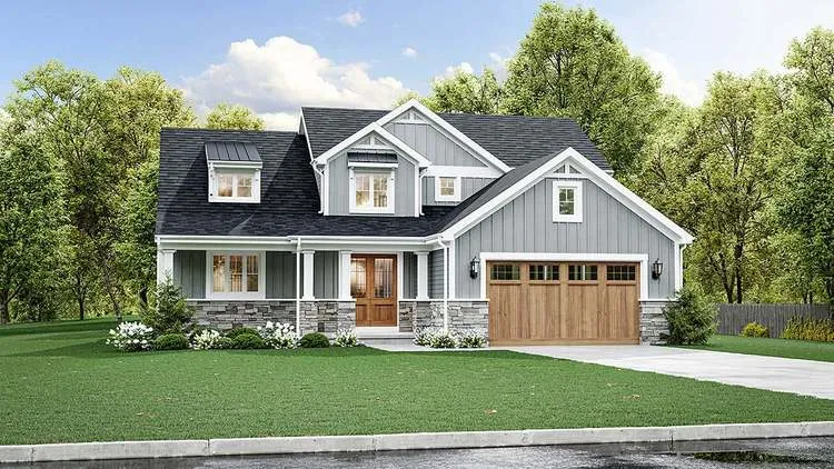 Full Rendering for House Plan #531902