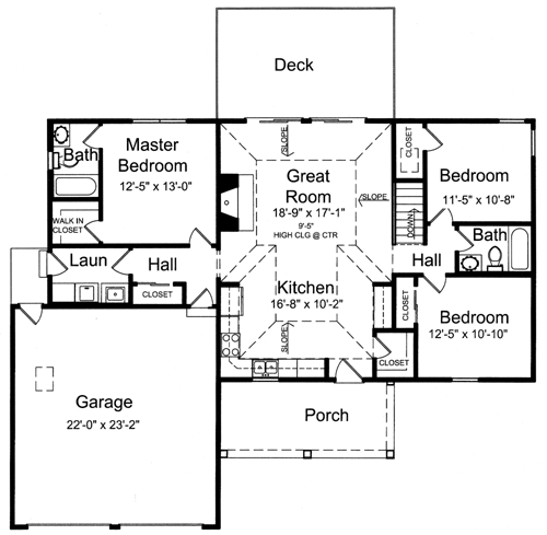 Main Floor Plan for House Plan #531231