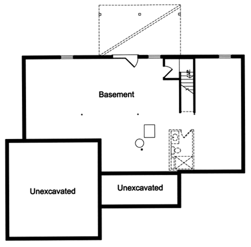 Basement Plan for House Plan #531231