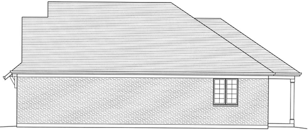 Right Elevation for House Plan #531861