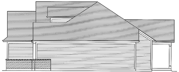 Right Elevation for House Plan #538171
