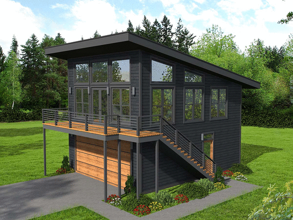 Full Rendering for House Plan #690560