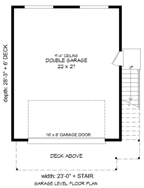 Main Floor Plan for House Plan #690560