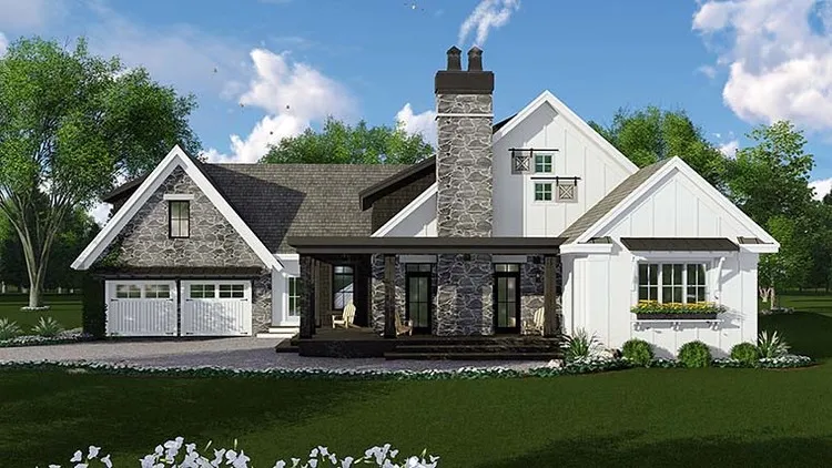 Full Rendering for House Plan #283842