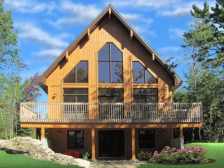Full Rendering for House Plan #141031