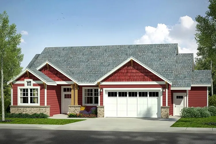 Full Rendering for House Plan #341971