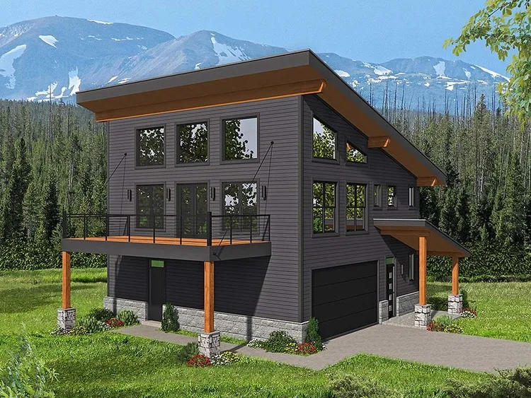 Full Rendering for House Plan #699531