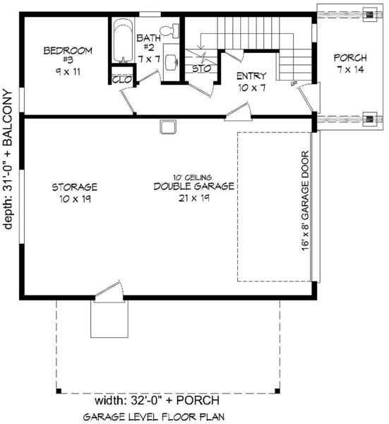 Main Floor Plan for House Plan #699531