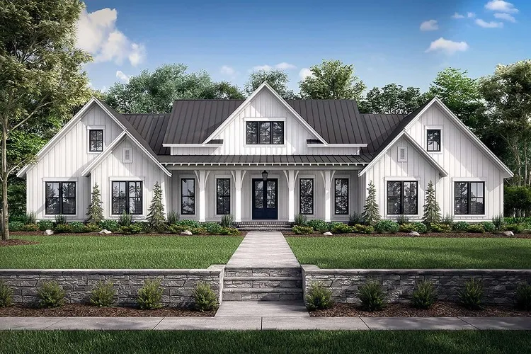 Full Rendering for House Plan #306803