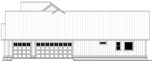 Right Elevation for House Plan #306803