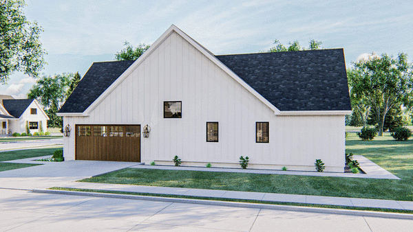 Right Elevation for House Plan #701642