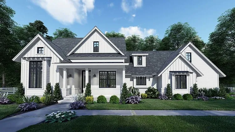 Full Rendering for House Plan #646841