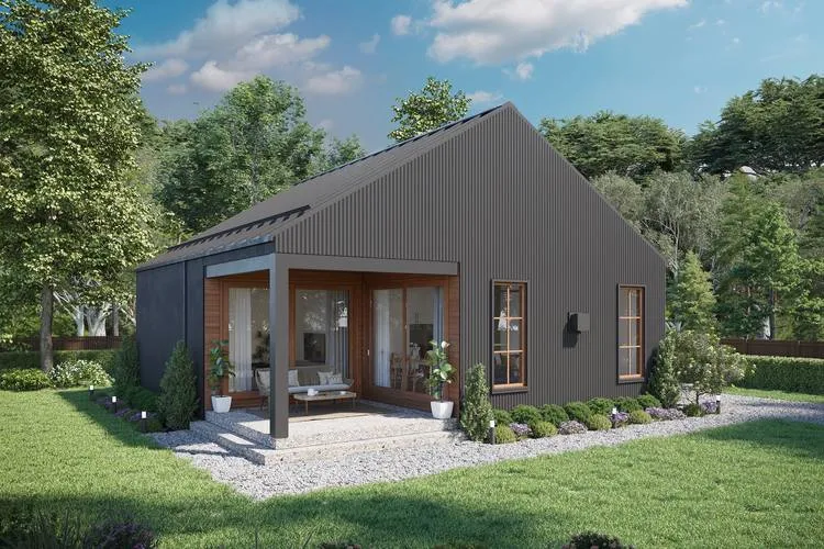 Full Rendering for House Plan #590080