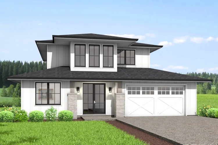 Full Rendering for House Plan #593912