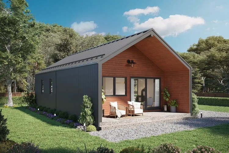 Full Rendering for House Plan #590090