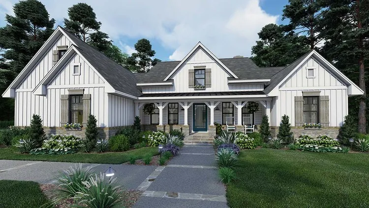 Full Rendering for House Plan #649542