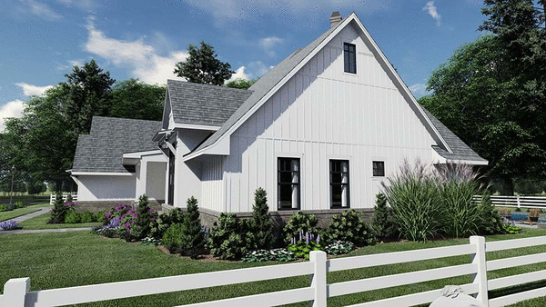 Right Elevation for House Plan #641912