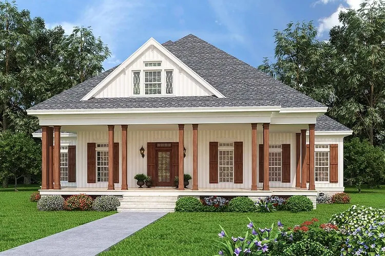Full Rendering for House Plan #488061