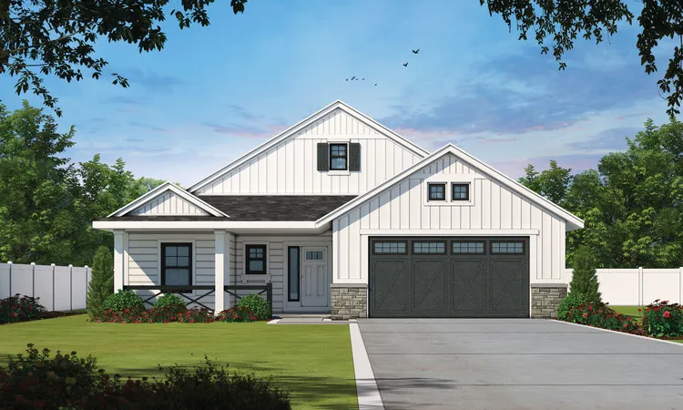 Full Rendering for House Plan #159161