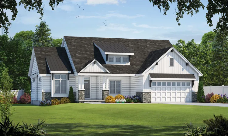 Full Rendering for House Plan #155291