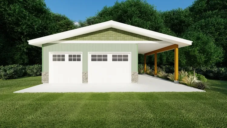 Full Rendering for House Plan #881002