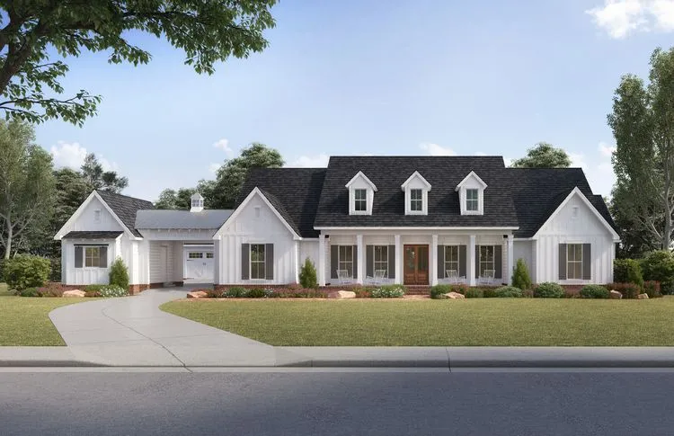Full Rendering for House Plan #902723