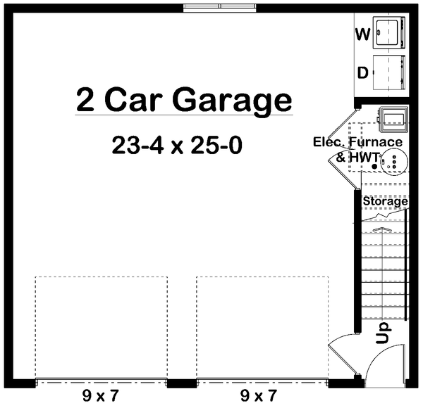 Main Floor Plan for House Plan #202001