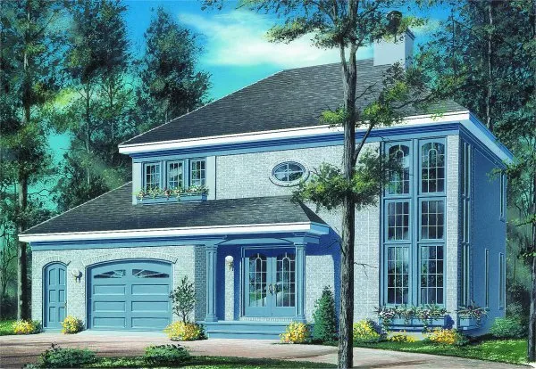 Full Rendering for House Plan #148482