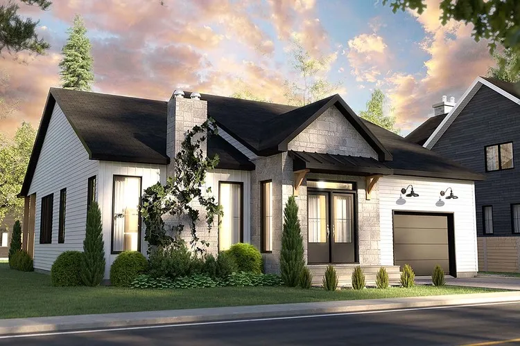 Full Rendering for House Plan #140441