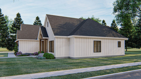Right Elevation for House Plan #709032