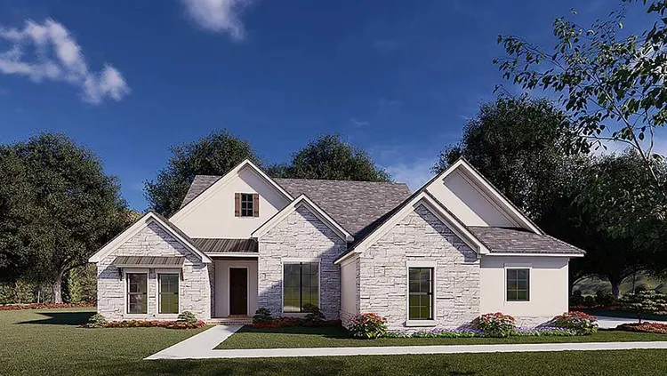 Full Rendering for House Plan #312832
