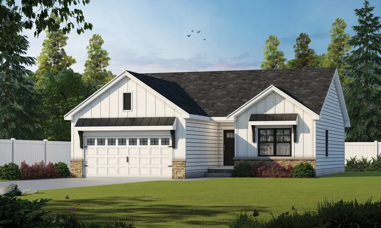 Full Rendering for House Plan #157711