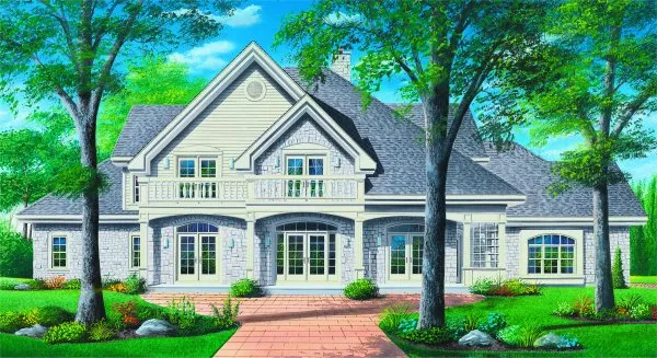 Full Rendering for House Plan #147582