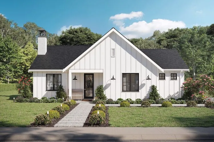 Full Rendering for House Plan #593105