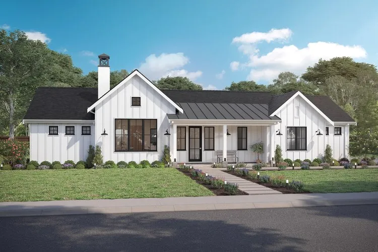 Full Rendering for House Plan #590041