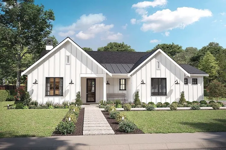 Full Rendering for House Plan #590051