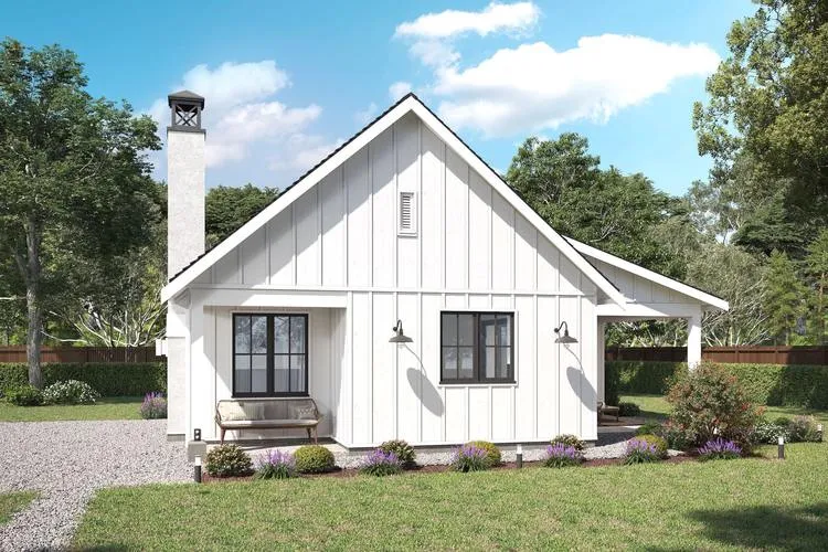 Full Rendering for House Plan #593321