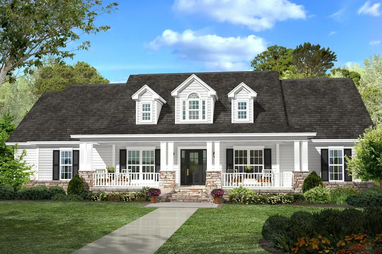 Full Rendering for House Plan #300242