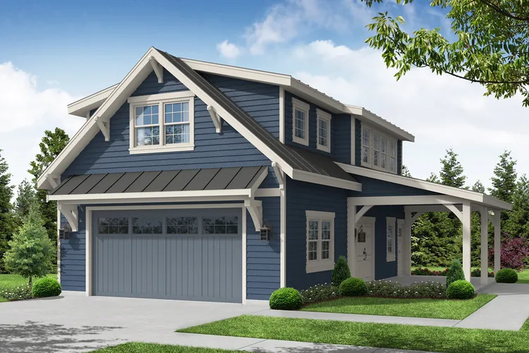 Full Rendering for House Plan #346381