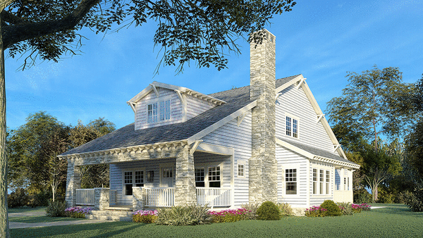 Right Elevation for House Plan #318532